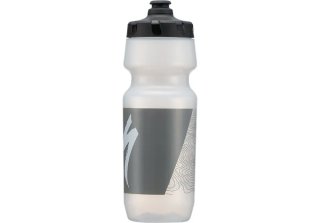 Specialized bottle translucent/grey topo block 24oz