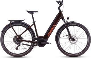 Cube Touring Hybrid Pro 625 e-bike cinnamon