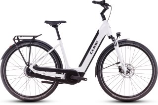 Cube Supreme Hybrid Comfort ONE 500 metallic white'n'black - Electric Bike