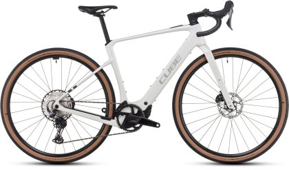CUBE Nuroad Hybrid C:62 Race 400X Desertstone Groen - Men’s Electric Gravel Bike