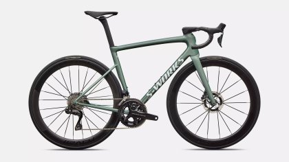 S-Works Specialized Tarmac SL8 di2 Gloss Premium Fjord Metallic / White Metallic Silver