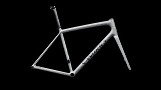  S-Works  Aethos 2 Frameset Gloss Silver Blurred Impasto