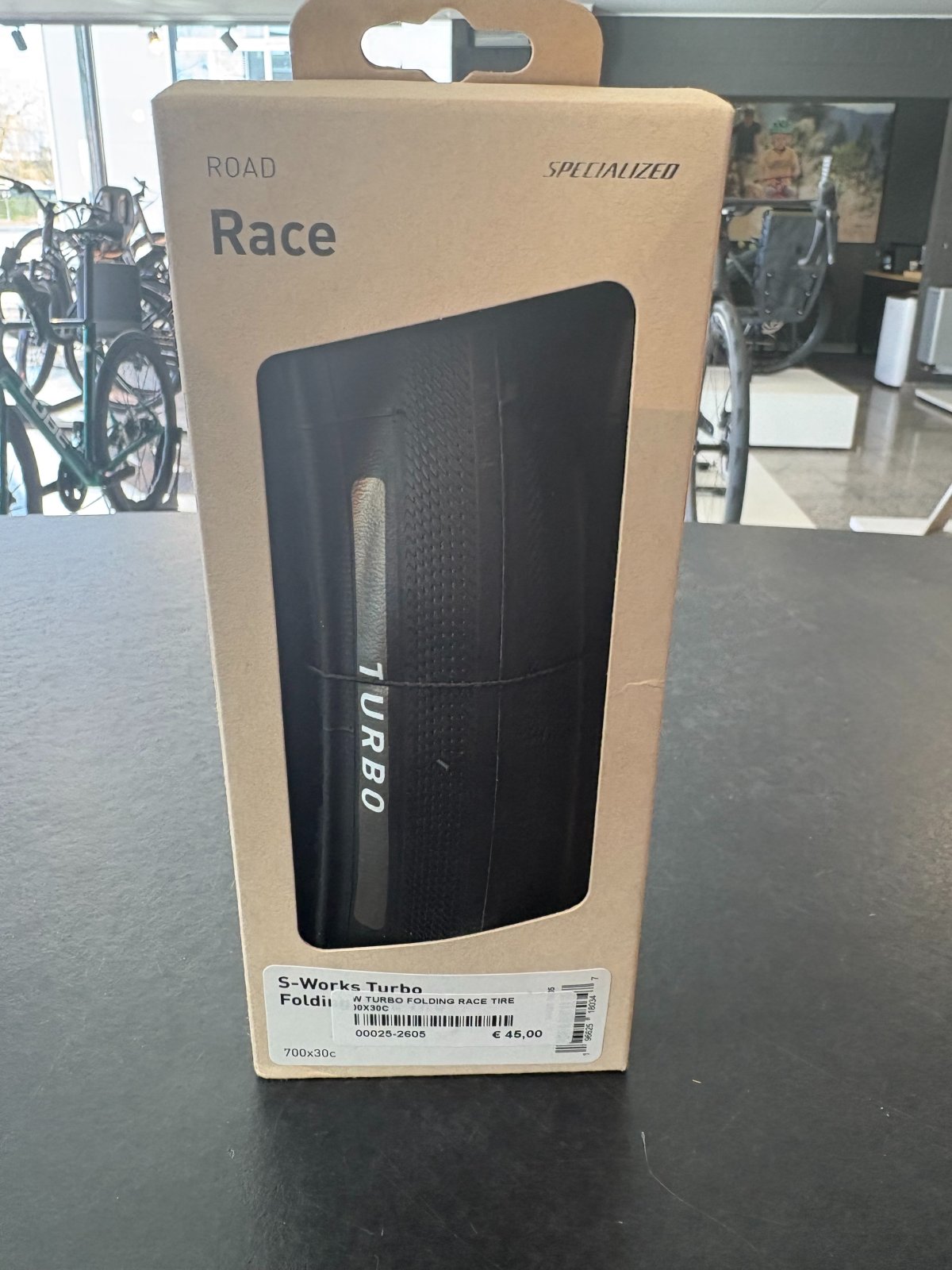 SW TURBO FOLDING RACE TIRE 700  ( nieuwe s-works banden met binnenband)