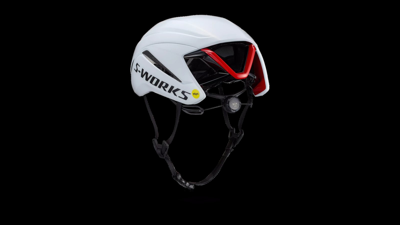 SW EVADE 4 HLMT CE WHT/RED  NIEUW!!!